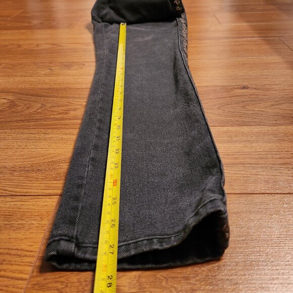 Sam Edelman High Rise Slim Straight Jeans with Side Seam Embroidery - Picture 10 of 14